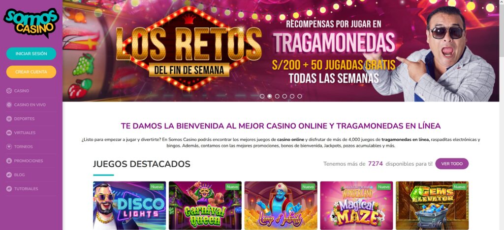 Reseña de Somos Casino en Perú 2023